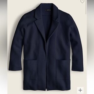 NWT J.Crew Sophie open-front sweater-blazer